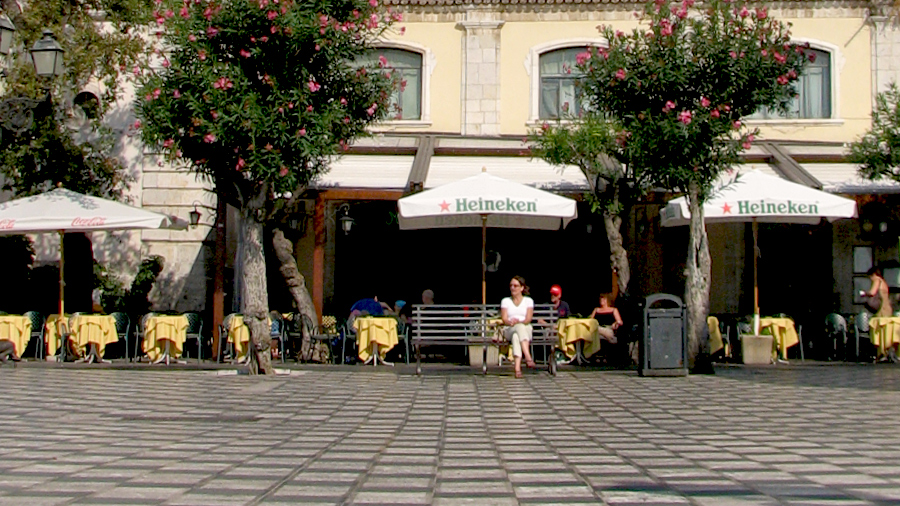 Simple Towns . Taormina .